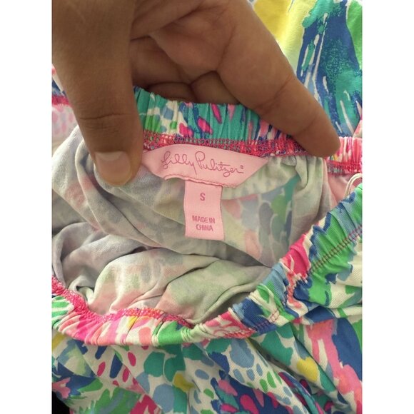 Lilly Pulitzer Marlisa Maxi Strapless Paisley Pink and Blue Dress Size Small - Picture 6 of 6